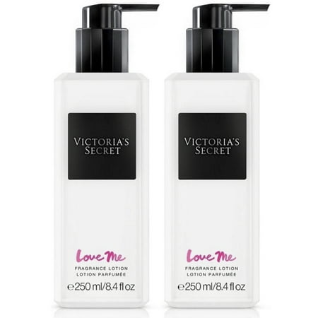 Victoria's Secret Love Me Fragrance Body Lotion 8.4 oz / 250 ml Set of 2