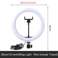 thumbnail image 1 of Selfie Ring Light Fotografía Led Borde de lámpara con soporte móvil opcional Soporte de trípode de montaje Ringlight para transmisión de video en vivo Tan Jianjun unisex, 1 of 2