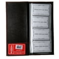 thumbnail image 2 of Genuine Leather Business Card Holder Organizer Holds 96 Cards Burgundy Office !!, 2 of 5