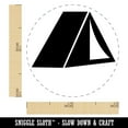 thumbnail image 2 of Tent Camping Self-Inking Rubber Stamp Ink Stamper - Black Ink - Mini 1/2 Inch, 2 of 7