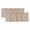 Brown, variant on Lemon Yellow White Valances for Windows, Light Filtering Kitchen Curtain Valances 2 Panels, Gradient Vertical Stripes Geometric Rod Pocket Short Window Treatments for Living Room Bedroom 42"Wx12"L