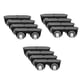 thumbnail image 3 of 2x 12x Polea Autoadhesiva Aparatos Domésticos para Contenedor de Almacenamiento Caja de Almacenamiento de Muebles Pequeños 2 piezas, 3 of 8