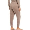 thumbnail image 2 of P.J. Salvage Womens Dotted Pajama Jogger Pants, Brown, Small, 2 of 2