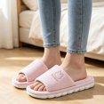 thumbnail image 6 of CHICVOMEY Slippers for Women Cozy Soft Lightweight Slip-On House Slippers Linen Cotton House Shoes with Memory Foam for Bedroom Indoor Slippers, 6 of 9