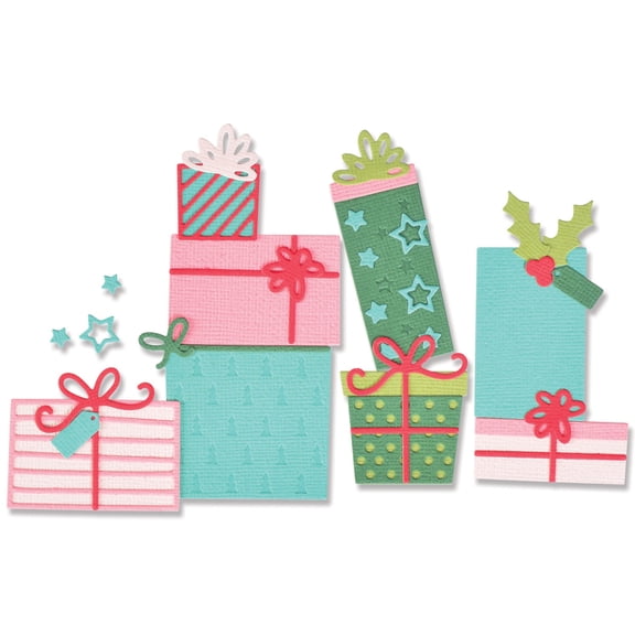 Sizzix Thinlits Dies By Lisa Jones 21/Pkg-Festive Gifts