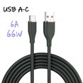 thumbnail image 3 of Ugroud-cable de carga rápida de silicona tipo C a C, USB a C, PD60W, Huawei SCP 66W, protocolo para Huawei, Xiaomi, iPhone 15 Plus Pro Max, 3 of 5