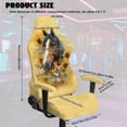 thumbnail image 2 of Whosucclay Horse Sunflower Daisy Print Gaming Chair Covers, Stretchable Computer Chair Slipcovers Cover Stretchable Elastic Machine Washable of Computer Game Office Chairs Cover, 2 of 8