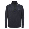 thumbnail image 1 of Trespass - Jersey con cremallera modelo Collins para hombre (Negro Jaspeado), 1 of 5
