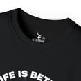 thumbnail image 4 of Life is Better with Border Collie - Funny Dog Lover Unisex Ultra Cotton Tee, 4 of 4