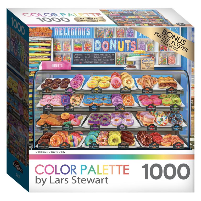 【THE MOZZ】Donut color matching one piece Cra-Z-Art Color Palette by Lars Stewart 1000-Piece Delicious