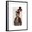 Black Frame, variant on Art.com Vivienne Steampunk Fox Art Print by Fab Funky, Brown Frame Wall Art, 23" x 29"