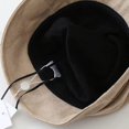 thumbnail image 3 of CoCopeaunts Unisex Casual Bucket Hats Foldable Splicing Fisherman Hat Autumn Winter Windproof Basin Caps Simple Casual All-Match, 3 of 8