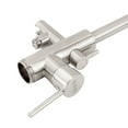 thumbnail image 5 of AKDY Stand Alone Tub Filler with Floor Mount – Freestanding 45 in Tub Faucet – Single Handle Brush Nickel Shower – Easy Installation, 5 of 6