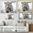 thumbnail image 4 of Designart "Stalking Leopard In The Jungle I" Animals Leopard Floater Framed Canvas Wall Art, 4 of 5