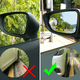 thumbnail image 5 of Espejo retrovisor de punto ciego, gran angular, redondo negro adhesivo para coche, SUV, camión y motocicleta (2 unidades), 5 of 5