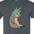 thumbnail image 4 of Inktastic Fourth of July Sloth Lady Liberty T-Shirt, 4 of 5