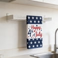 thumbnail image 5 of Patriotic Independence Day Kitchen Hand Towel, High Absorbency Cotton Rich Towel, Ideal for Cooking, Baking, Dish Drying & Festive Home Kitchen Decor, 4th of July Essential Accessory, 24*16in, C, 5 of 6