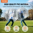 thumbnail image 3 of VEVOR Inflatable Bumper Balls 2-Pack, 4FT/1.2M Body Sumo Zorb Balls for Teen & Adult, 0.8mm Thick PVC Human Hamster Bubble Balls for Outdoor Team Gaming Play, Bumper Bopper Toys for Garden,Yard,Park, 3 of 9