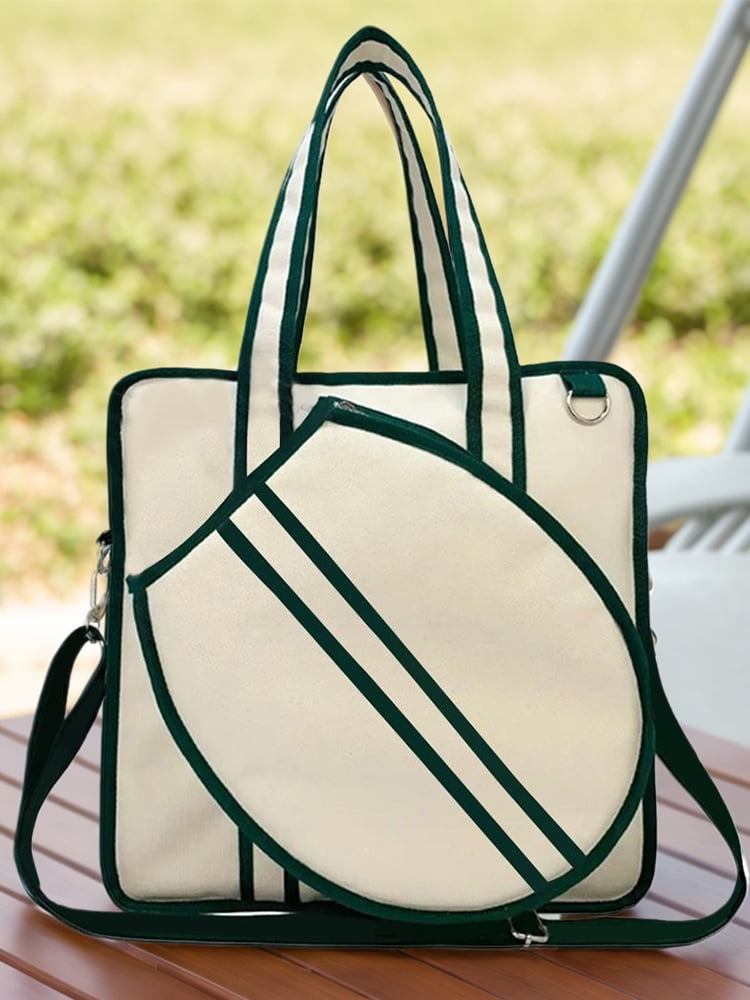 golytefs Tennis Tote Bag Large Tennis Bag Sports Handbag Pickleball Bag for Men And Women