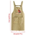thumbnail image 3 of Water Resistant Long Kitchen Apron, Full Coverage Cooking Smock and Catering Uniform, Long Waist Apron for Home and Professional Use, Maximum Stain Protection for Baking and Food Prep, 3 of 5