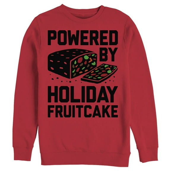 Men's Lost Gods Powered by Fruitcake  Sweatshirt Red 2X Large