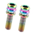 thumbnail image 5 of funtasica 2 Pieces Bike Handlebar Stem Titanium Screws,M6 Bicycle Handlebar Screws,Bicycle Spare Part Accessory,for Mountain Bike,Adult M6 17, 5 of 8