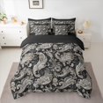 thumbnail image 2 of Homewish Boho Paisley 7-Piece Twin Bedding Set - Bohemian Exotic, 2 of 8