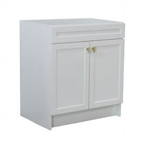 30 in. Single Sink Foldable Vanity Cabinet , White