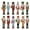 12pcs, variant on Soumake Nutcracker Soldier Pendant Wooden Nutcracker Hanging Ornament Painted Festive Decoration for Christmas Tree New Year Gifts Party Decor