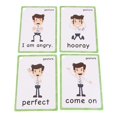 thumbnail image 3 of Tarjetas Flash de Papel perfecl 25 Piezas palabras e Imágenes, 3 of 8
