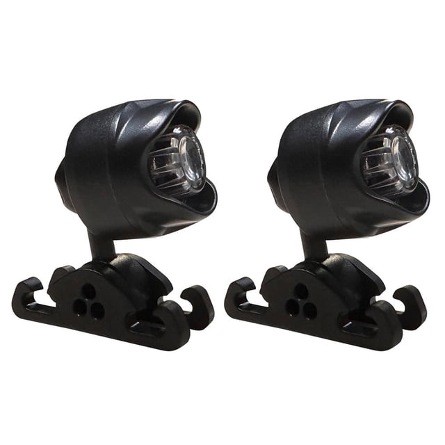 1 par de faros delanteros superbrillantes para conducción nocturna al aire libre, color negro