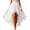 White, variant on Women's High Low Tulle Tutu Skirts Elastic High Waisted Irregular Flowy Layered Skirts Fashion Carnival Party Outfits Black One Size
