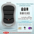 thumbnail image 4 of Pour Genie Intellicode Ouvre-Porte de Garage Télécommande G3T-BX G3T-R, Ouvre-Porte de Garage, 3 Boutons, 4 of 8