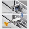 thumbnail image 3 of tredstone Adjustable Window Locks For Sliding Doors Easy To ll Tough On Intruders Sliding Door Child Lock black, 3 of 6