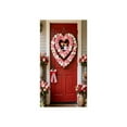 thumbnail image 2 of Valentines Day Door Cover 35 × 72 In, Romantic-Theme Polyester Curtain for Front Door, Indoor Door, Wall, Party, Home Decoration, Romantic Holiday, Valentines Celebration, 2 of 5
