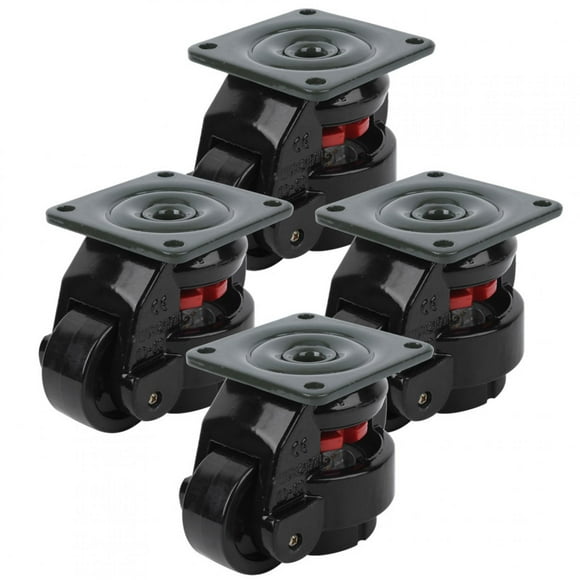 Convenient To Install Large Bearing Capacity Leveling Caster Wheels, Leveling Caster, High Strength For Large Machine Movement Moving Work Tables