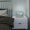 thumbnail image 3 of GUOOL Nordic Glass Picture Frame for Home Office with Glass Front Simple Photo Frame Black Horizontal, 3 of 9