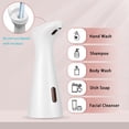 thumbnail image 3 of Automatic Soap Dispenser, 320ml Touchless Liquid Soap Dispenser for Kitchen and Bathroom, IPX5 Waterproof Battery Operated Hand Soap Dispenser for Dish Soap, 3 of 7