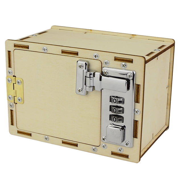 Caja de contraseña mecánica DIY para niños, juguete para proyectos escolares de ciencia DIY, juguete experimental Tmvgtek juguetes de los niños