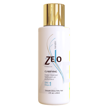 ZELO Smoothing Brazilian Keratin Hair Treatment Kit - Eliminates Frizz, Straightens Hair and Helps Keep Smooth, Shiny, Silky Hair For All Hair Types.
