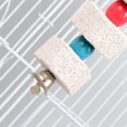 thumbnail image 6 of Walbest Parrot Chewing Toy Beak Trimmer Calcium Stone with Bell Parrot for Cockatiel Conure African Grey Amazon Parrots Parakeet Cockatiel, 6 of 7