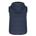 thumbnail image 6 of larppty Womens Puffer Vest Sleeveless Casual Loose Fit Winter Warm Lightweight Stand Collar Down Jacket Coats Outwear (Navy, XL), 6 of 9