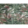 thumbnail image 3 of Ambesonne Exotic Quilted Coverlet 3 Pcs, Watercolor Bird Strelitzia, King Size, Olive Green Pale Rust, 3 of 4