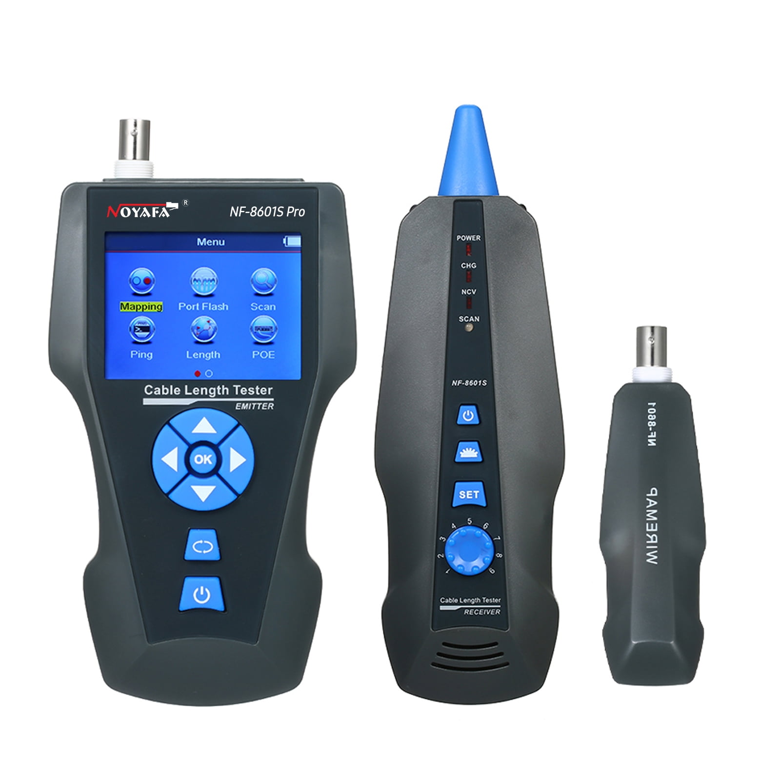 Network Cable Tester, Network Tester with TDR, Network Toner Tester with AC 