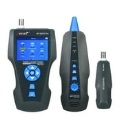 Noyafa Telephone Wire; Electrical Line Finding Testing Cable Tester Handheld Line Finder Cable Detector Wire Measuring Instrument for Network Maintenance Collation for Rj45 Rj11 Bnc Metal Ca