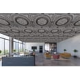 thumbnail image 4 of Dundee Deco's Rustic Antique Silver Damask Glue Up/Drop In Ceiling Panels, 2 ft. X 2 ft. (4 sq ft.) each, Pack of 50, 4 of 5