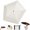White, variant on Pencil Umbrella From Japan, High-tech Carbon Fiber Pencil Umbrella From Japan, Ultra-light Compact Umbrellas for All-weather Protection, UPF 50+ Sun Protection for Travel, Handbag, Backpack