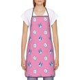 thumbnail image 2 of Naloa 1Pack Adjustable Bib Apron Waterdrop Resistant Cooking Kitchen Aprons for Women Men Chef, French Bulldog Print, 2 of 8
