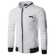 thumbnail image 4 of Cárdigan informal holgado con cremallera para hombre, ropa deportiva sencilla con estampado, ideal para exteriores, béisbol y golf, primavera y otoño, 4 of 5