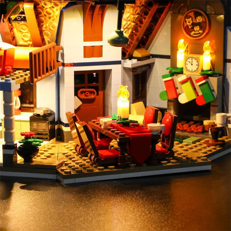 Led Light Kit for Legos Santa s Visit Light Set Compatible with